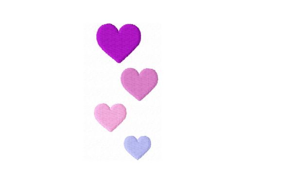 Hearts Design for Holiday Embroidery