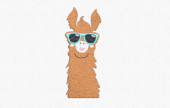 Llama with Sunglasses